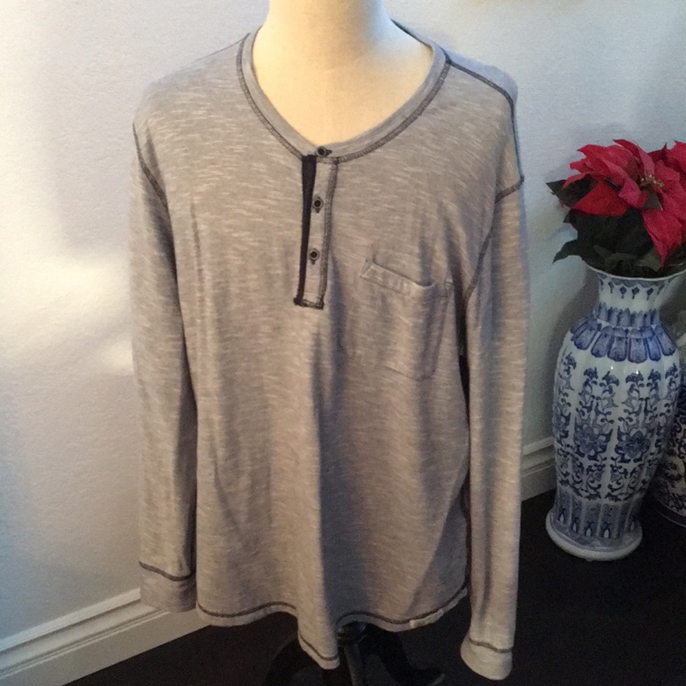 Lucky Brand 3-button henley